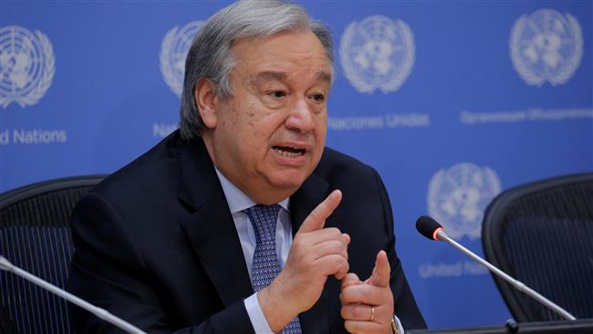 United Nations Secretary General Antonio Guterres takes part in a news conference at the UN headquarters in New York, US, June 20, 2017. (Photo by Reuters)
