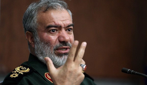 Commander of the Islamic Revolution Guards Corps (IRGC) Navy Rear Admiral Ali Fadavi 