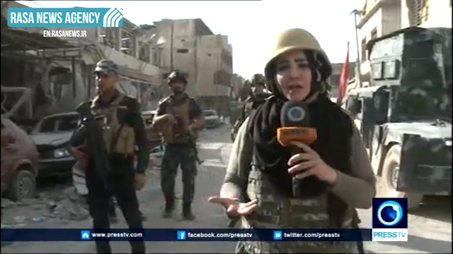 Press TV’s correspondent tells about her experience from battle zones in Iraq