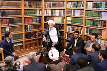 آیت الله مکارم شیرازی در دیدار رییس کمیته امداد