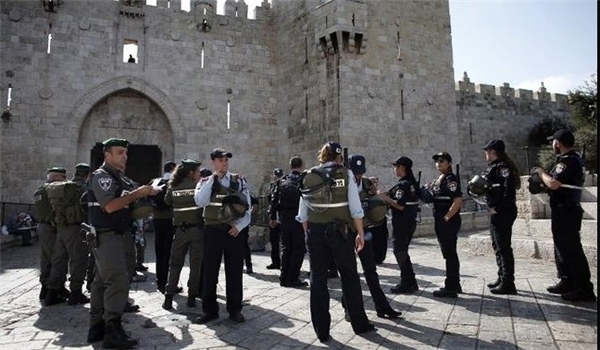 Israeli Forces near al-Aqsa mosque