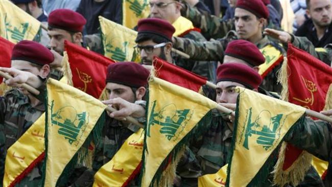 Members of the Lebanese resistance movement Hezbollah (Via AFP)