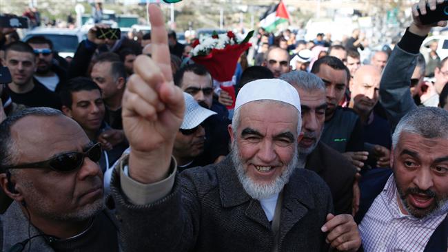 Sheikh Raed Salah, Palestinian cleric and a leader of the Islamic Movement in Israel,