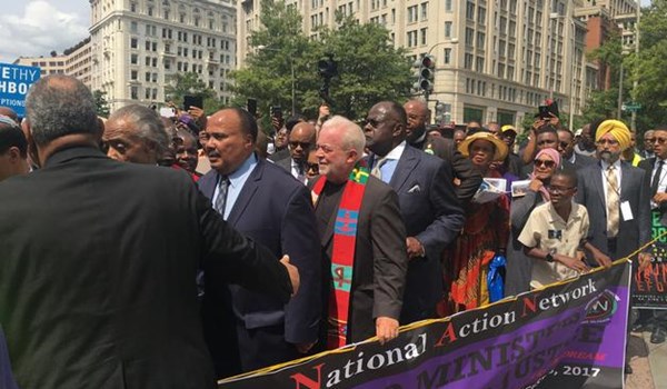 Faith Leaders Protest Against Trump, Racism at MLK ‘Dream’ Speech Rally

