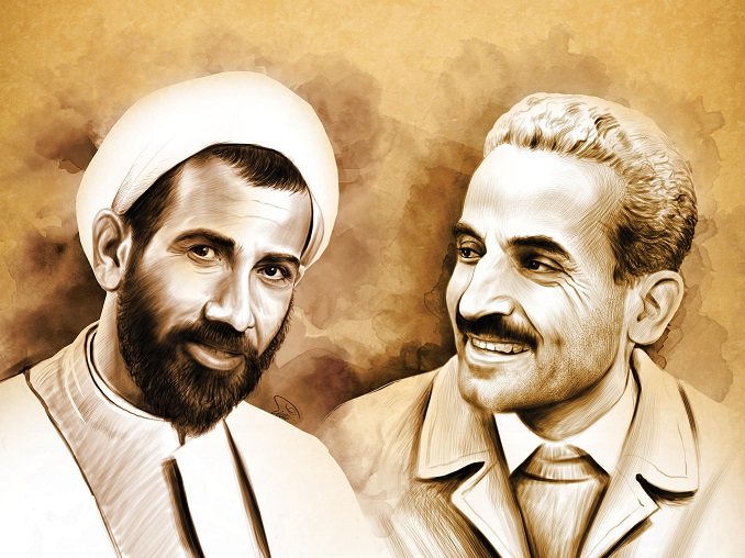 former Iranian President Rajaee and former prime minister Bahonar who martyred by MKO terrorist group in 1981 Iranian Prime Minister