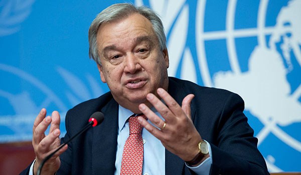 The United Nations Secretary-General Antonio Guterres