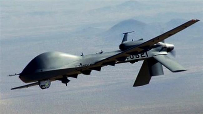 A US drone conducts strikes on an area in North Waziristan, Pakistan. (File photo by AFP)