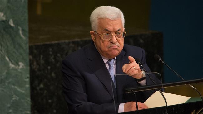 Palestinian President Mahmoud Abbas speaks during the 72nd UN General Assembly in New York on September 20, 2017. (Photo by AFP)
