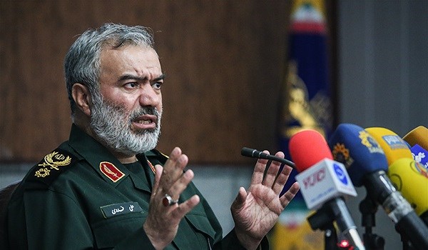 Commander of the Islamic Revolution Guards Corps (IRGC) Navy Rear Admiral Ali Fadavi 