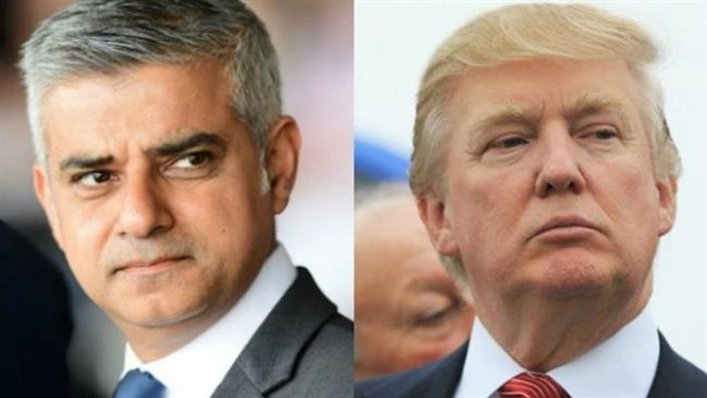 Mayor of London Sadiq Khan and US Pres. Trump