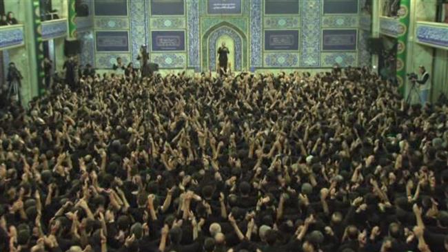 Mourners mark Tasu’a in Iran, September 30, 2017.
