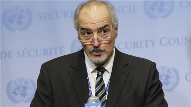 Syria’s Ambassador to the United Nations Bashar Ja’afari (photo by AP)
