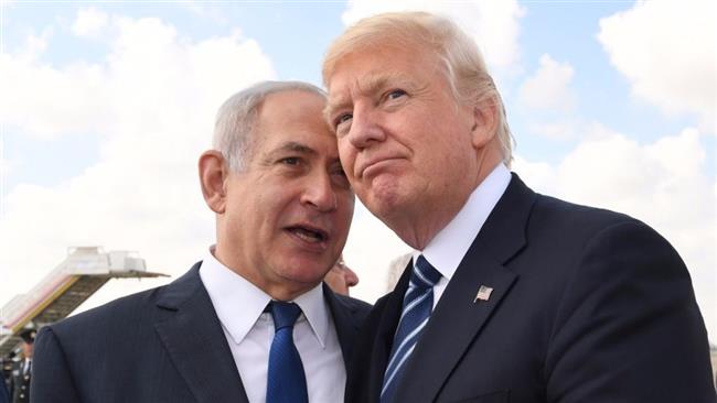 US President Donald Trump (right) and Israel