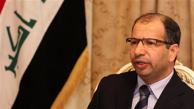 Iraqi Parliament Speaker Salim al-Jabouri (Photo by AFP)
