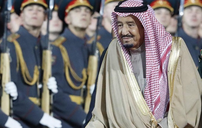 Salman king of Saudi Arabia in Russia
