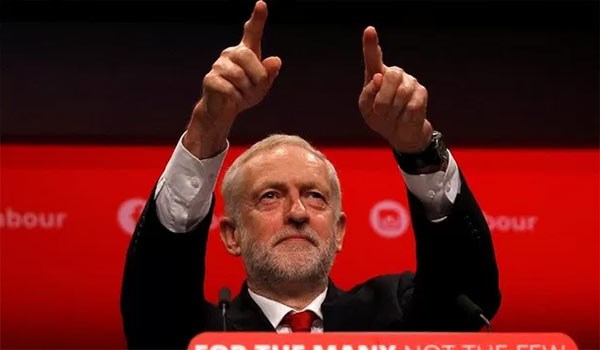 UK Labour party leader Jeremy Corbyn