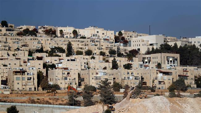 The picture taken on October 25, 2017 shows a general view of construction work in Ramat Shlomo, an Israeli settlement in the mainly Palestinian eastern sector of Jerusalem al-Quds. (By AFP)