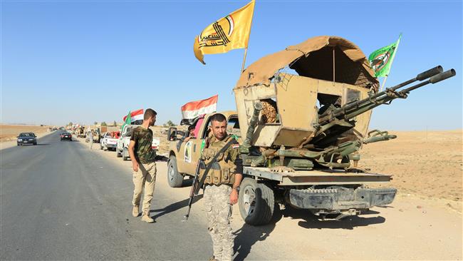 Members of the Popular Mobilization Units (PMU), commonly known by its Arabic name Hashd al-Sha’abi, are seen in the town of Zummar, in Nineveh Province, Iraq, October 18, 2017. (Photo by Reuters)
