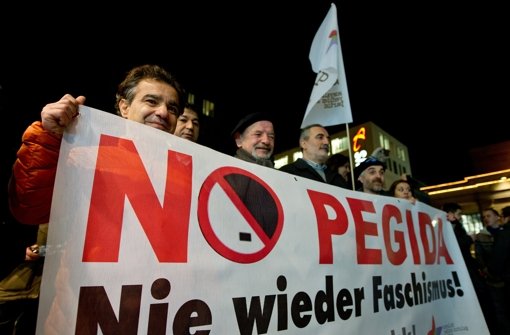 anti-PEGIDA rally