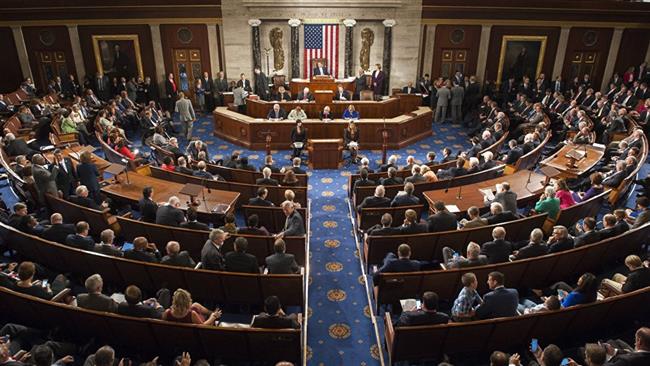 The US House of Representatives in session (file photo)
