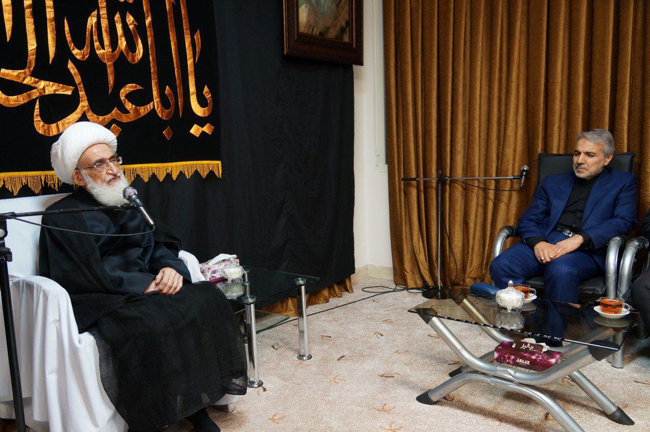 Ayatollah Nouri-Hamadani and Mohammad-Baqer Nobakht 