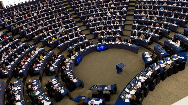 Members of the European Parliament take part in a voting session. (File photo by AFP)
