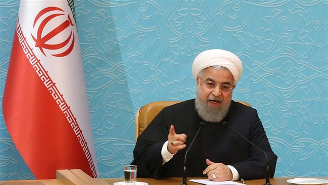 Iranian President Hassan Rouhani speaks at the opening ceremony of the 31 International Islamic Unity Conference in Tehran on December 5, 2017. (Photo by IRNA)
