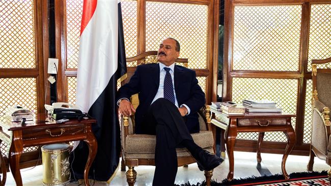 Yemeni former president Ali Abdullah Saleh
