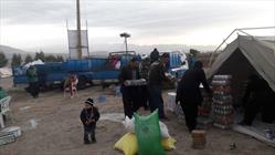 حضور طلاب اهوازی در مناطق زلزله زده