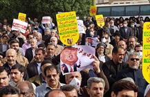 راهپیمایی مردم اهواز در حمایت از قدس شریف