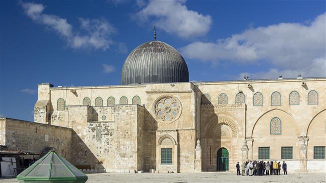 A view of the al-Aqsa Mosque in East Jerusalem al-Quds
