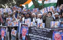 اعتراض به سفر نتانیاهو به هند