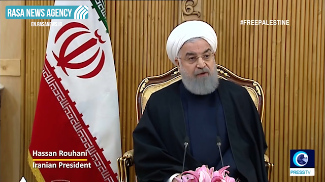 Rouhani- Palestine, Jerusalem al-Quds Muslim World’s number one issue - YouTube