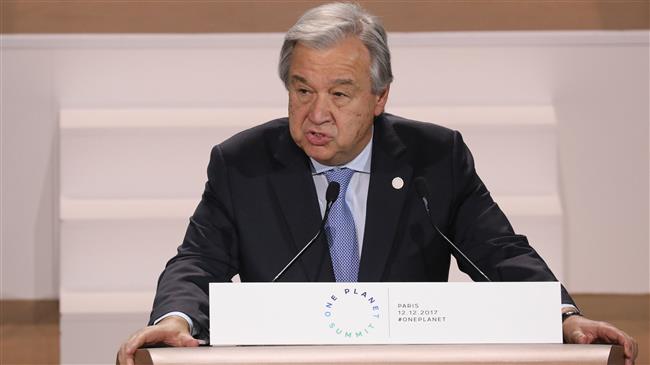 UN Secretary General Antonio Guterres (Photo by AFP)
