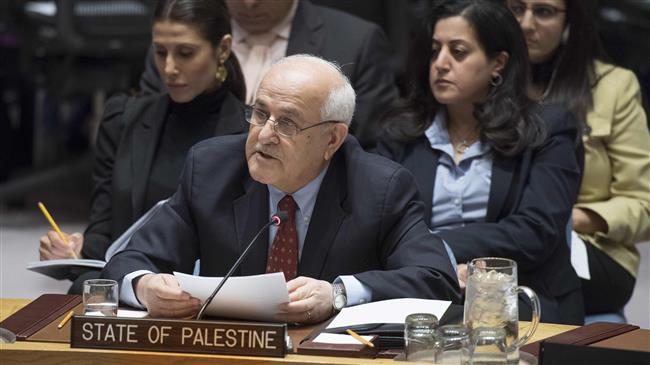 Riyad H. Mansour, the Palestinian envoy to the United Nations (Photo by AFP)
