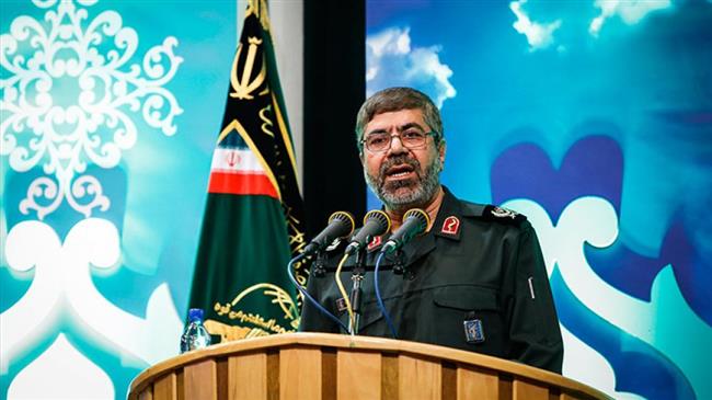 Brigadier General Ramezan Sharif, the spokesman for Iran’s Islamic Revolution Guards Corps (IRGC)

