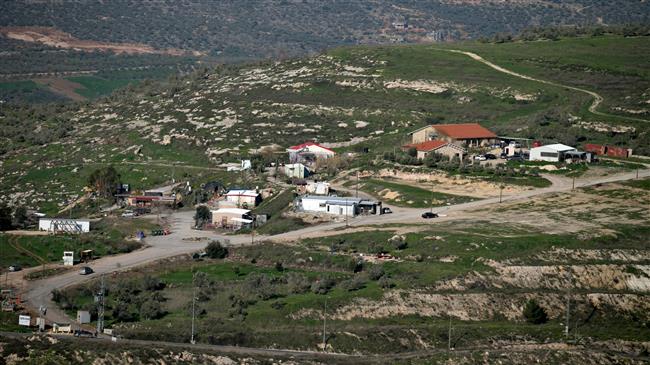 A picture taken from the outskirts of the Palestinian city of Nablus shows a view of the wildcat Jewish settlement outpost of Havat Gilad on February 2, 2018. (Photo by AFP)
