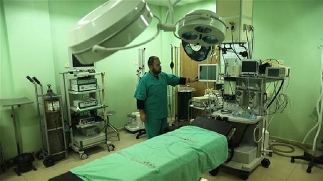 Beit Hanun hospital in the northern Gaza Strip closes activities on January 29, 2018 after it ran out of fuel. (Photo by AFP)
