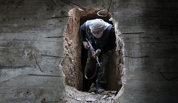 Terrorists` tunnels in Syria