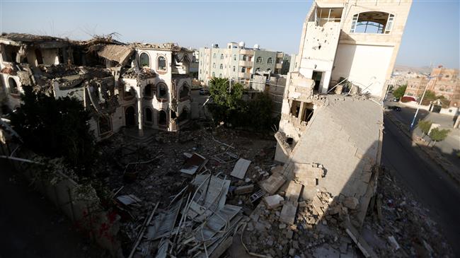 The site of Saudi airstrikes is pictured in Sana’a, Yemen, on March 21, 2018. (Photo by Reuters)
