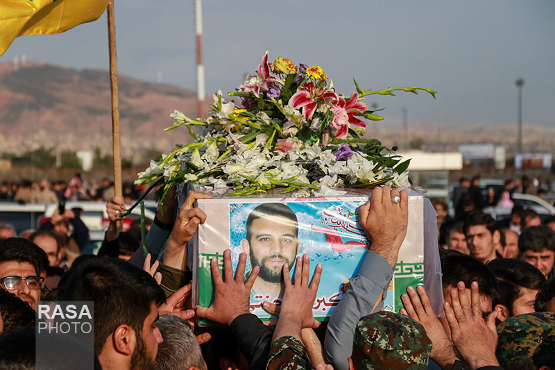 Iranians Bid Farewell to Military Advisers Martyred in Israel