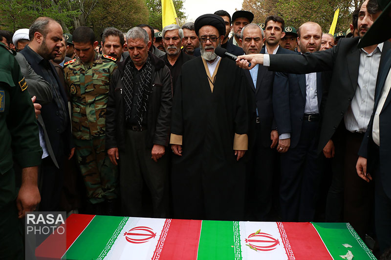 Iranians Bid Farewell to Military Advisers Martyred in Israel