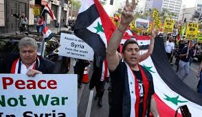 Protests over Syria airstrikes continue across US
