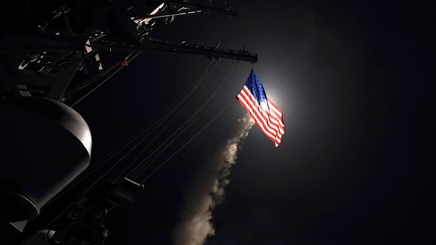 US missile attack to syria