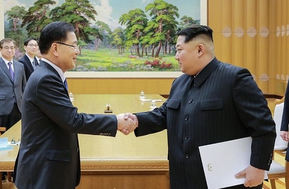 S and N Korean leaders meeting