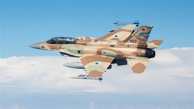 A file photo of an Israeli F-16 fighter jet
