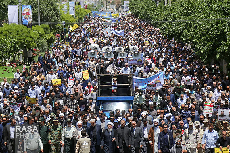 راهپیمائی روز جهانی قدس در بجنورد