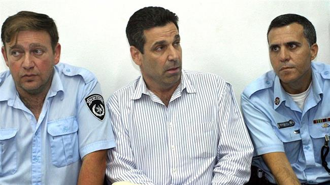 Gonen Segev (C), a former Israeli energy minister
