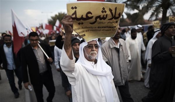 Bahraini protesters