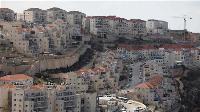 File photo of an Israeli settlement in the occupied West Bank
